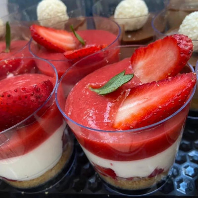 Verrines Cheesecake Strawberry 🍓🍓